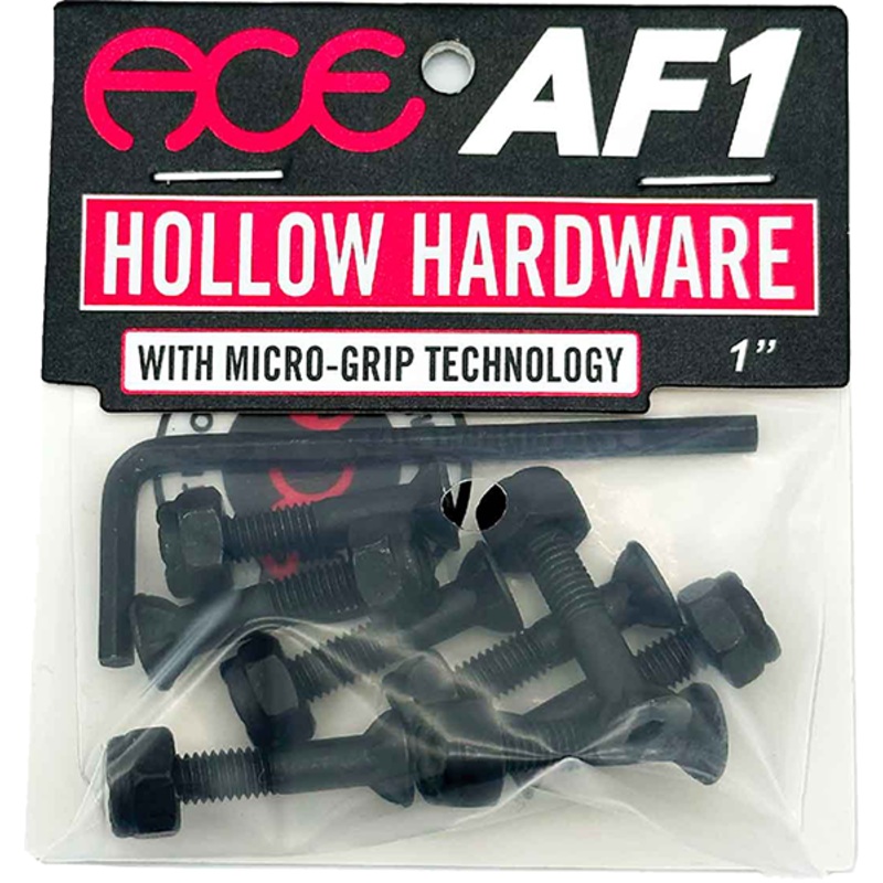 ACE 1 ALLEN HOLLOW W/GRIPPERS HARDWARE SET BLK