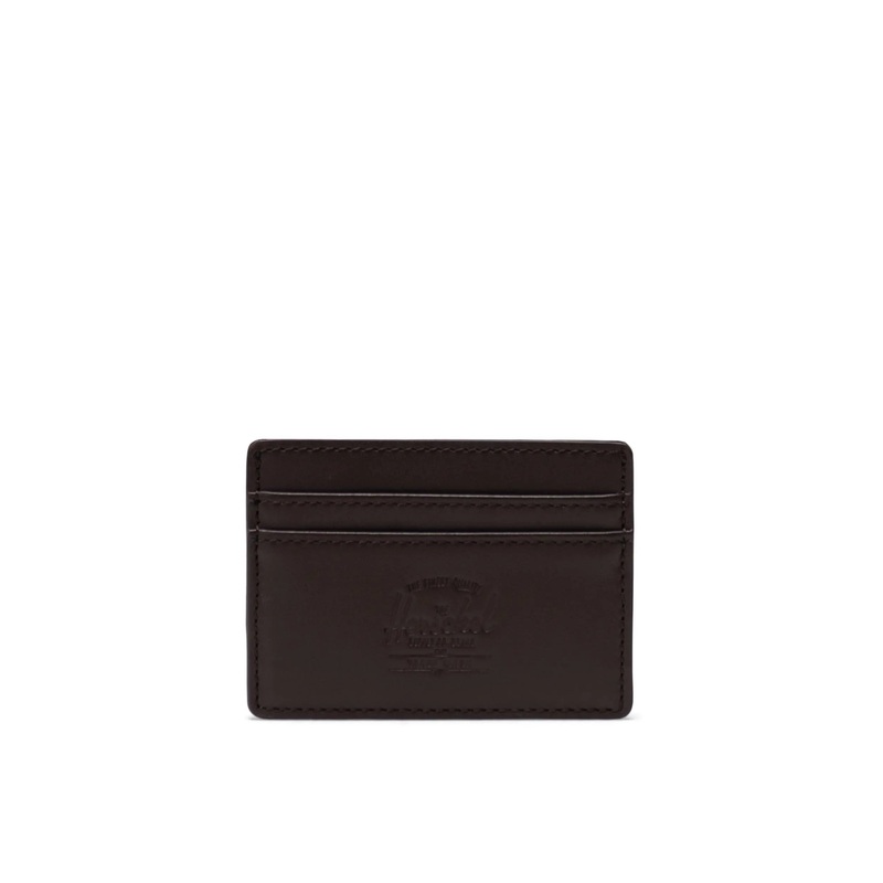 HERSCHEL CHARLIE CARDHOLDER LEATHER BROWN