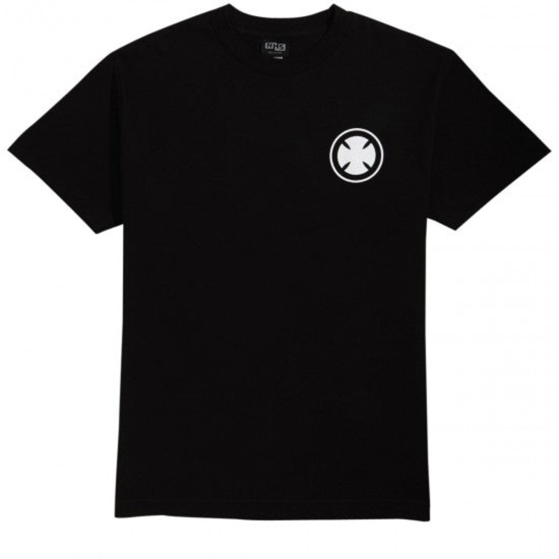INDEPENDENT T-SHIRT GASHED BLACK MED