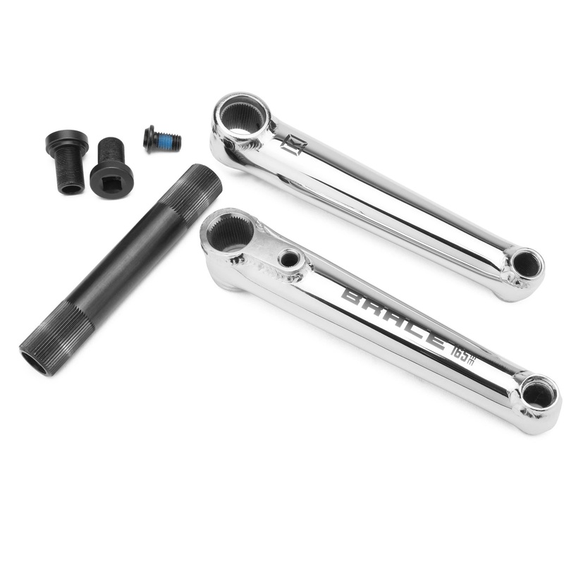 Kink BMX Brace Cranks 165mm – Chrome