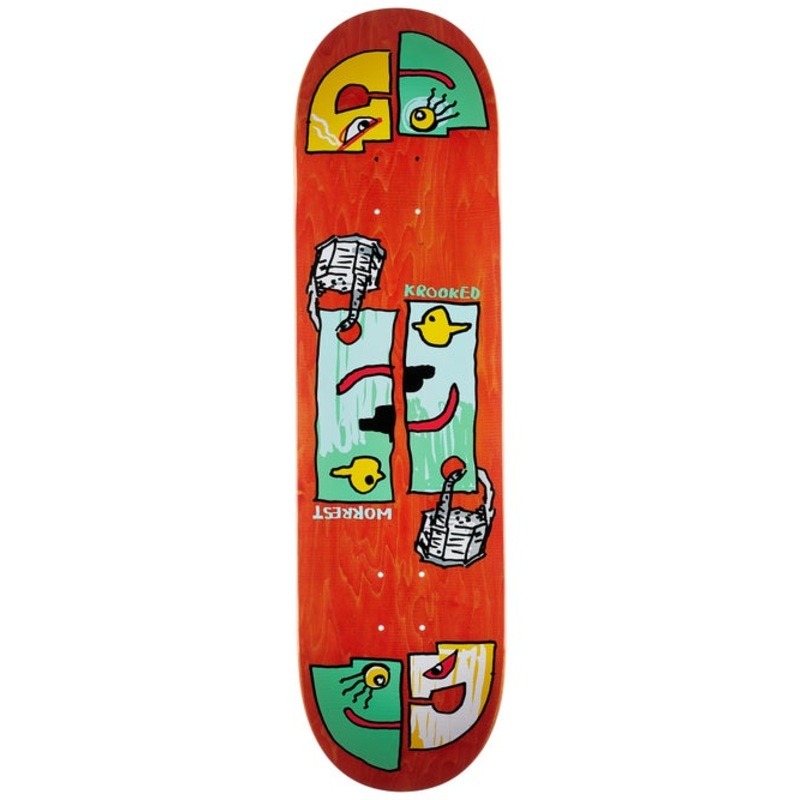 KROOKED DECK WORREST LOCK UP – SLICK (8.3″) 8.3″