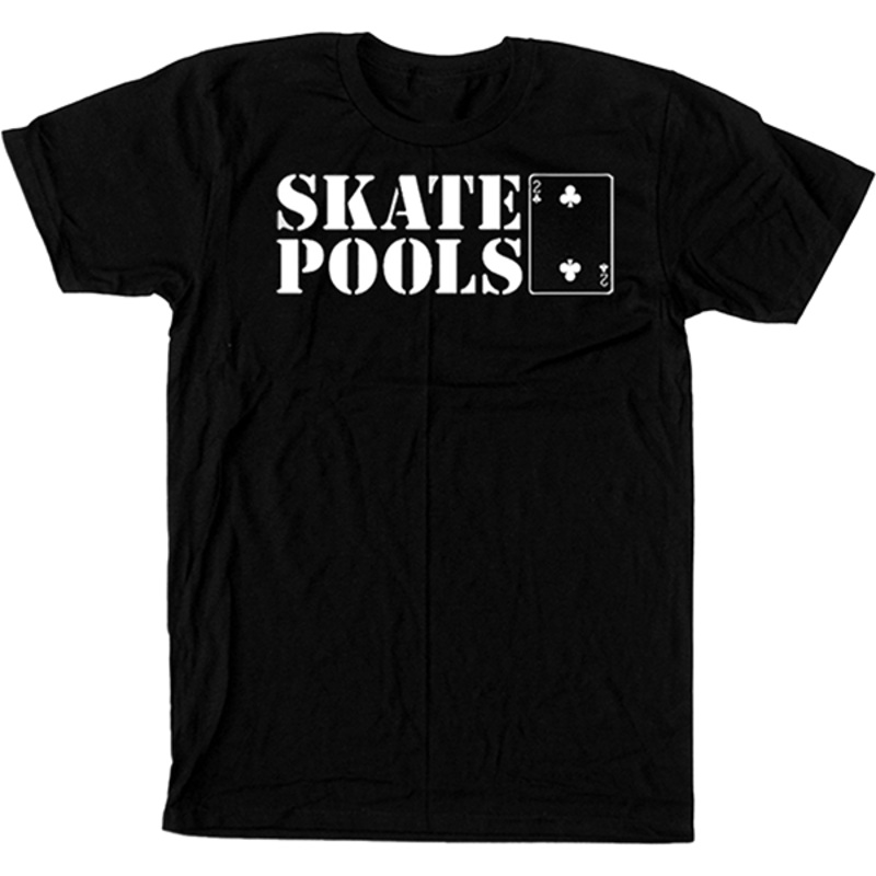 LOWCARD SKATE POOLS SS BLACK/WHT S