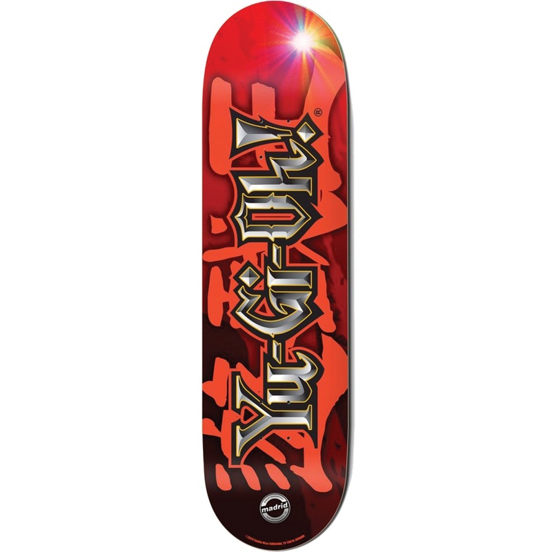 Madrid X Yu-Gi-Ho! Logo Skateboard Deck – 8.5