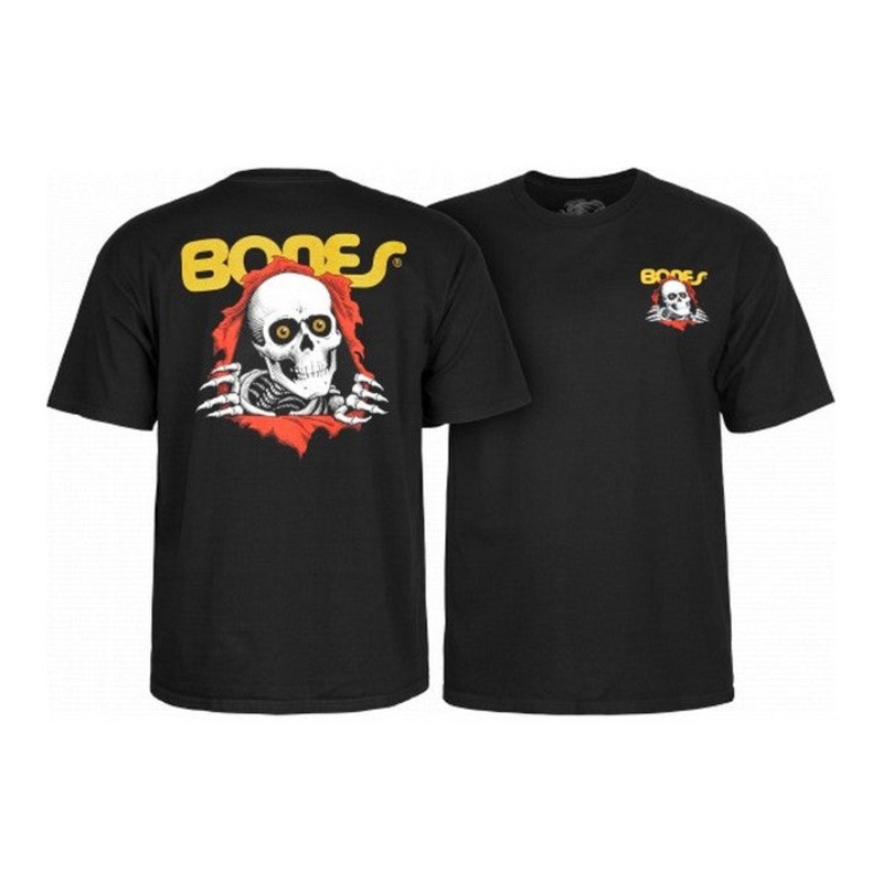 POWELL-PERALTA RIPPER BLACK T-SHIRT SMALL