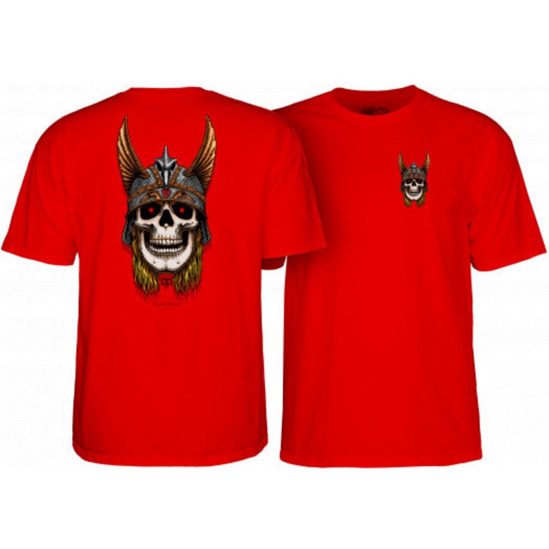 POWELL-PERALTA S/S T-SHIRT – ANDERSON SKULL RED SMALL