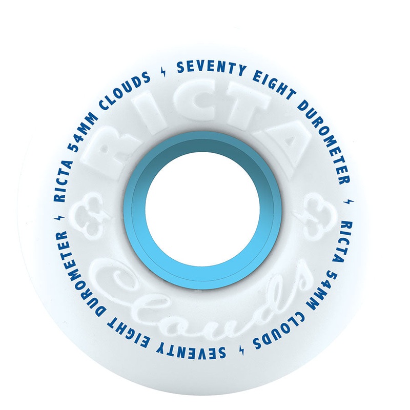Ricta Clouds Wheels 54mm 78a – White (Set)