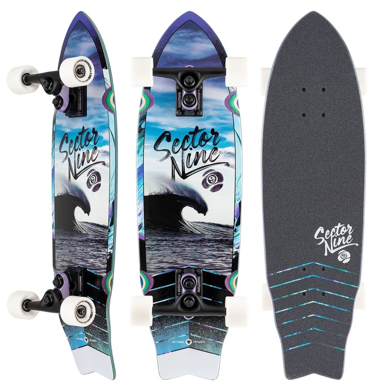 Sector 9 Wavepark Shadow Complete Cruiser – 8.75
