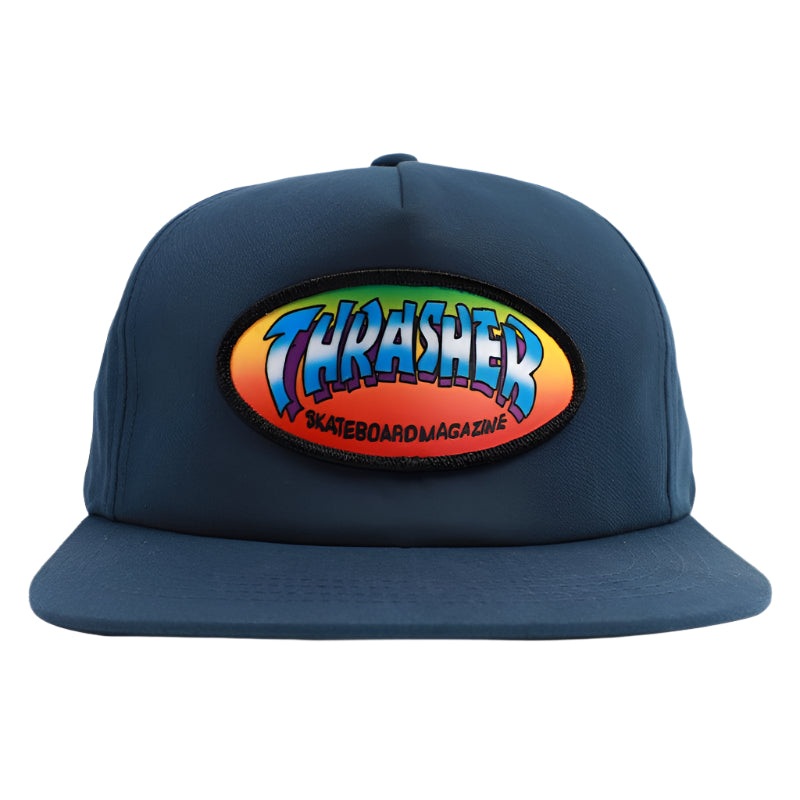 THRASHER SPANKY NINETY FIVE SNAPBACK NAVY