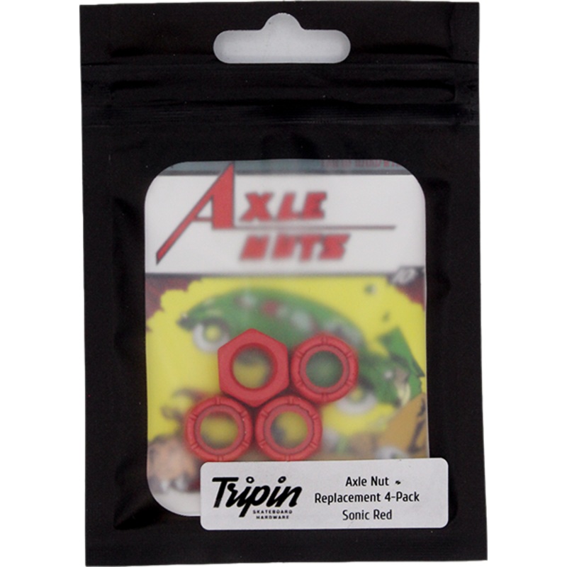 TRIPIN AXLE NUTS RED HAIL-N