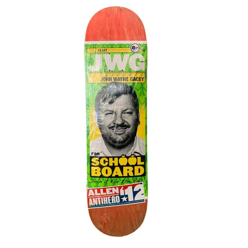 Anti-Hero Andrew Allen Campaign John Wayne Gacey 8.12″ Classic Skateboard Deck