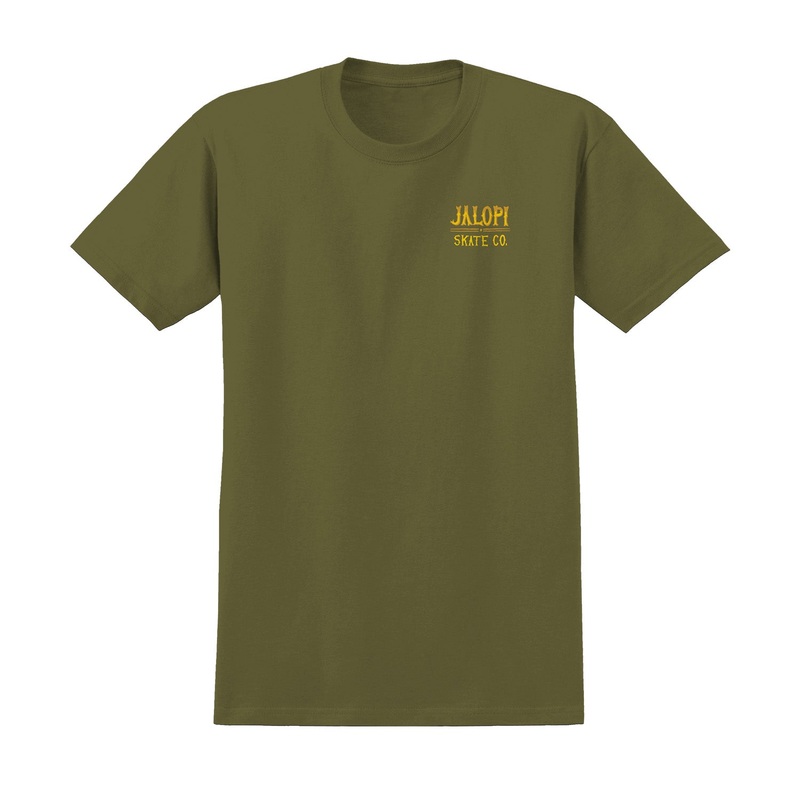 Antihero Jalopi Stop Pollution Premium T-Shirt M Heather Army