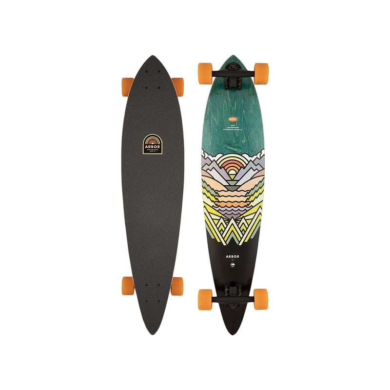 Arbor Pintail Artist Fish 37″ Longboard Complete