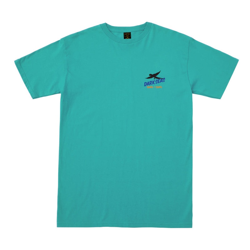 DARK SEAS BIRDLANDS STOCK TEE CELADON SMALL