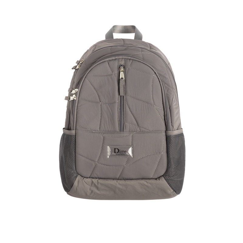 Dime Quilted Backpack – Charcoal