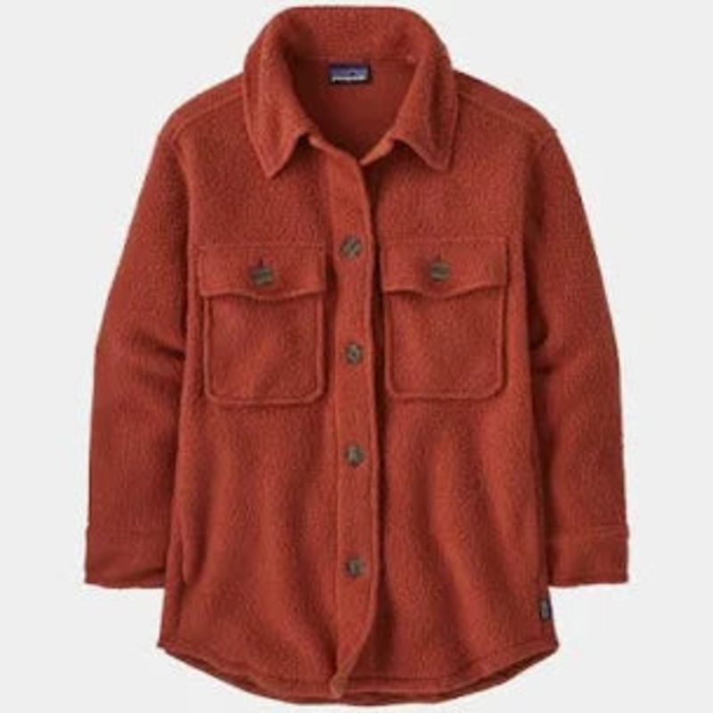 Patagonia Women’s Retro Pile Shacket Burnished Red S
