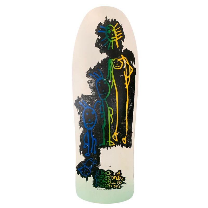 Powell Peralta Orginal Lance Mountain Family White NOS 9.75″ Classic Skateboard Deck