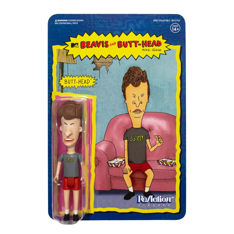 SUPER7 REACTION FIGURE BEAVIS AND BUTT-HEAD “BUTT-HEAD”