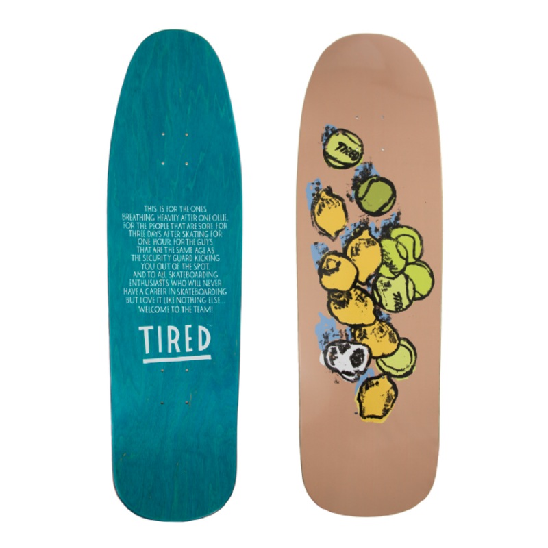Tired x Brian Lottie Shelf Life Deck 9.25″