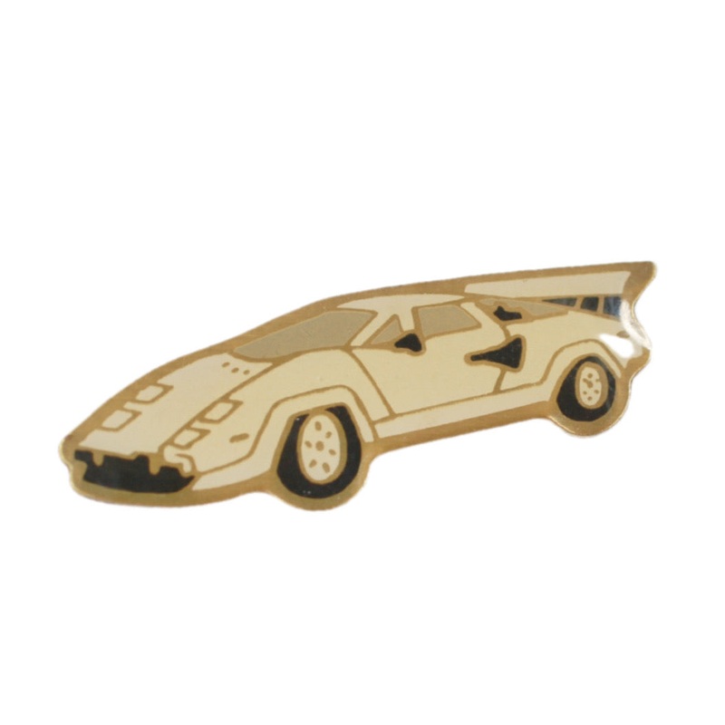 Vintage 80’s Lamborghini Countach Car Enamel Pin