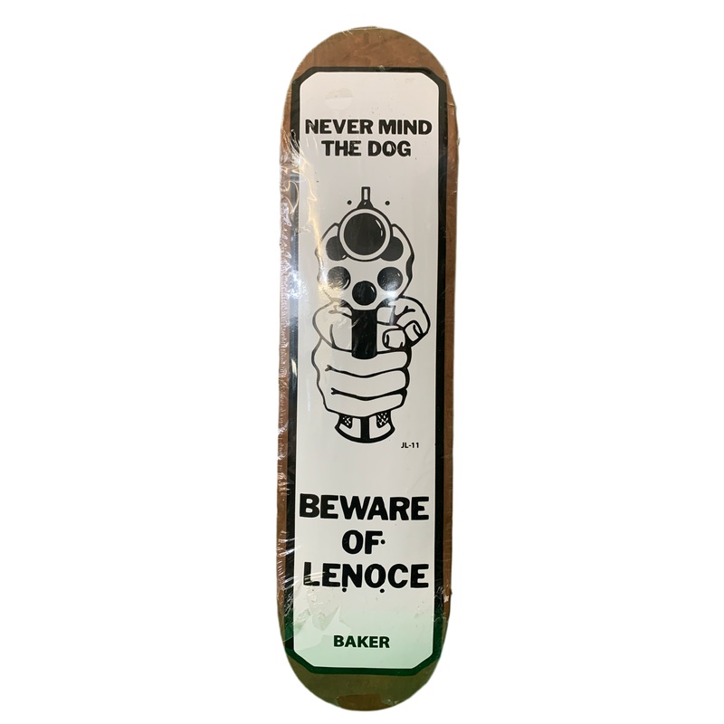 Baker Jeff Lenoce Beware Of 7.8″ Classic Skateboard Deck