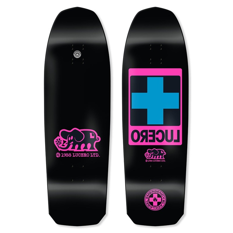 BLACK LABEL DECK – LUCERO CROSS BLACK DIP (10″) 10″