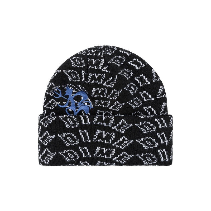 Dime Chopper Fold Beanie – Black
