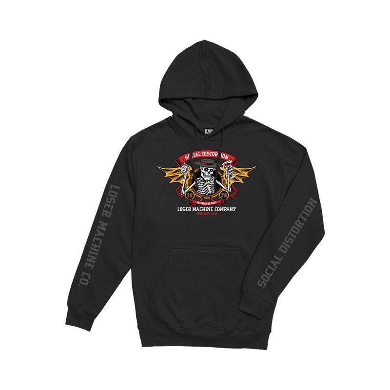 LOSER MACHINE FULLERTON STOCK PULLOVER BLACK MED
