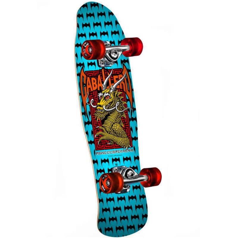 POWELL PERALTA MINI CAB STREET DRAGON CRUISER BLUE