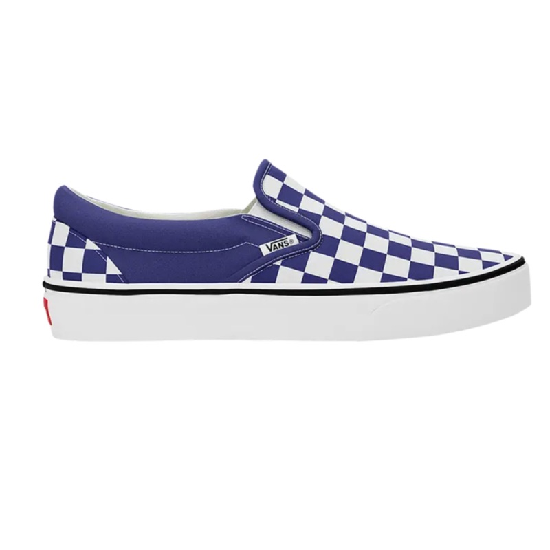 Vans Classic slip on (Navy Blue / White) M8/W9.5
