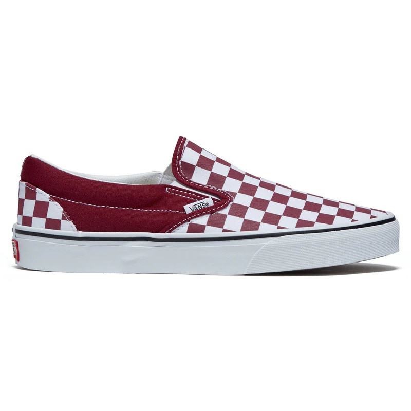Vans Classic Slip on (Rhododendron Red/White) M4.5/W6