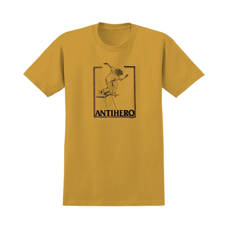 Antihero “Doobie” Lance Mountain T-shirt S Heather Mustard