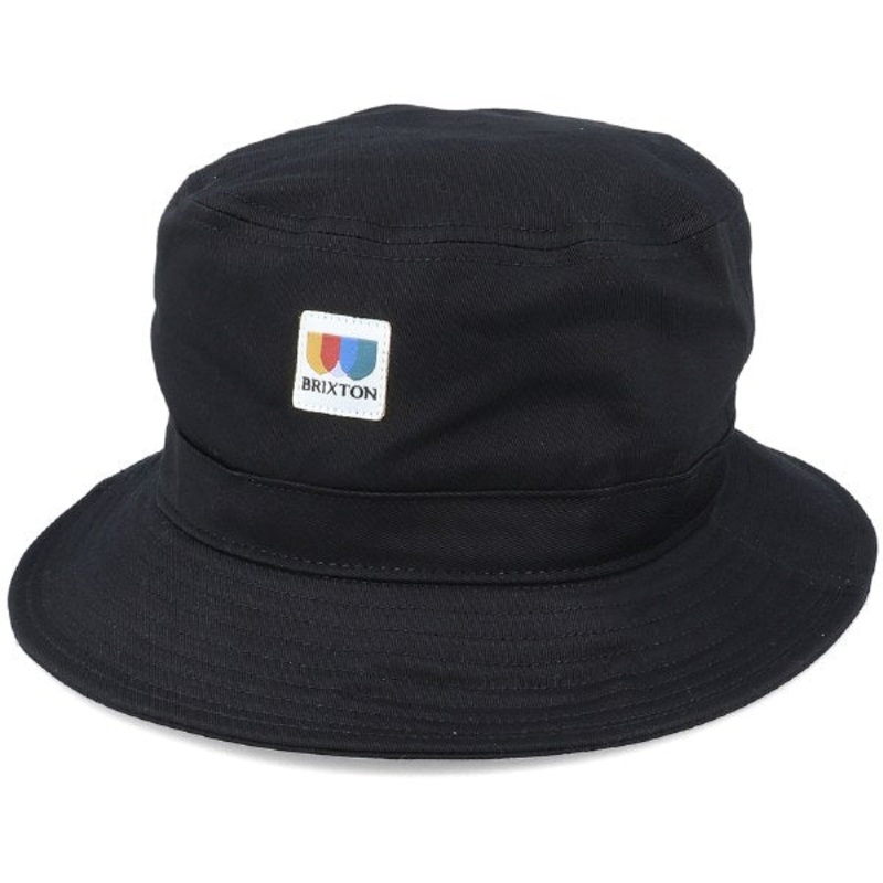 BRIXTON ALTON PACKABLE BUCKET HAT BLACK SMALL/MED