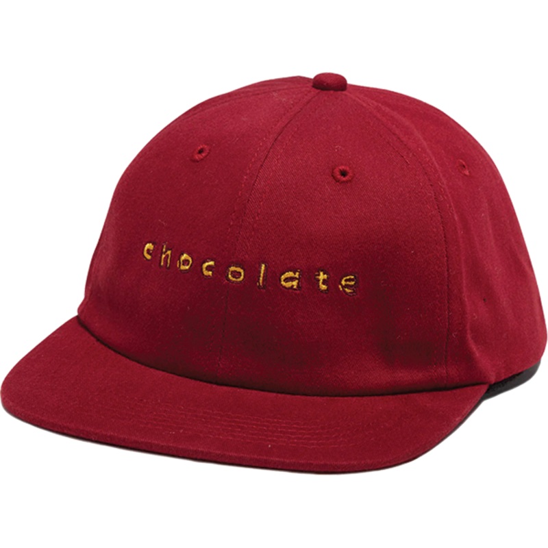 CHOC CAP 6 PANEL HAT ADJ BURGUNDY
