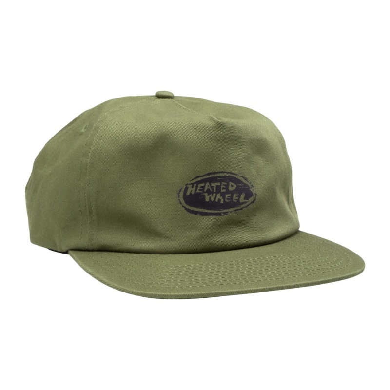 Heated Wheel – Oval – Olive – Unstructured Hat Olive