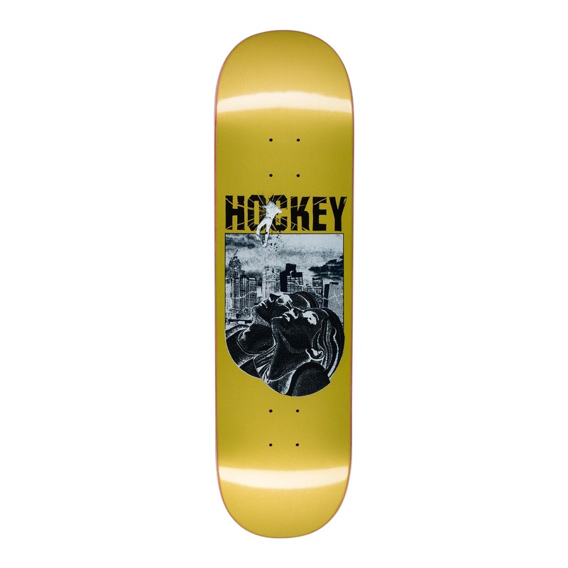 HOCKEY DECK – LOOK UP YELLOW – ANDREW ALLEN (8.25″) 8.25″