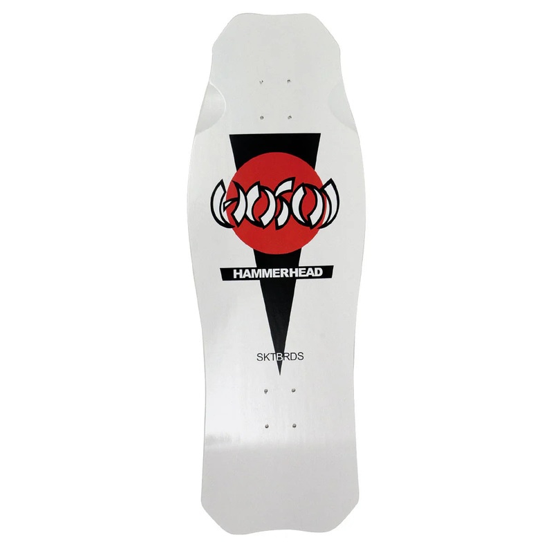 Hosoi O.G. Hammerhead Skateboard Deck – 10.5 White