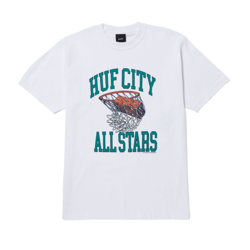 HUF SWISH T-SHIRT WHITE MED