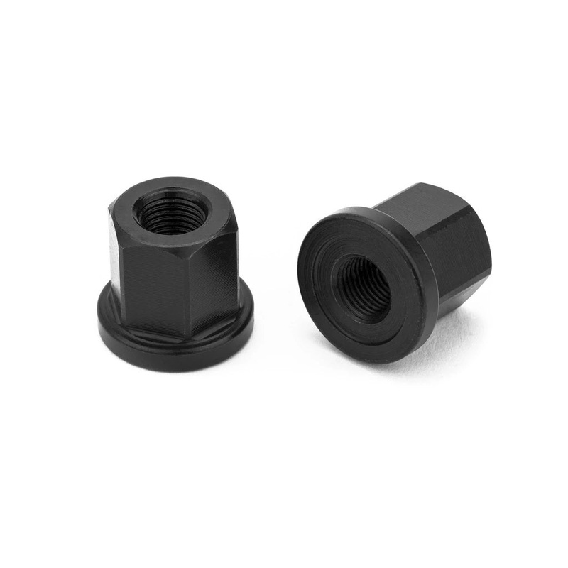 Mission BMX 3/8″ Steel Axle Nuts – Black