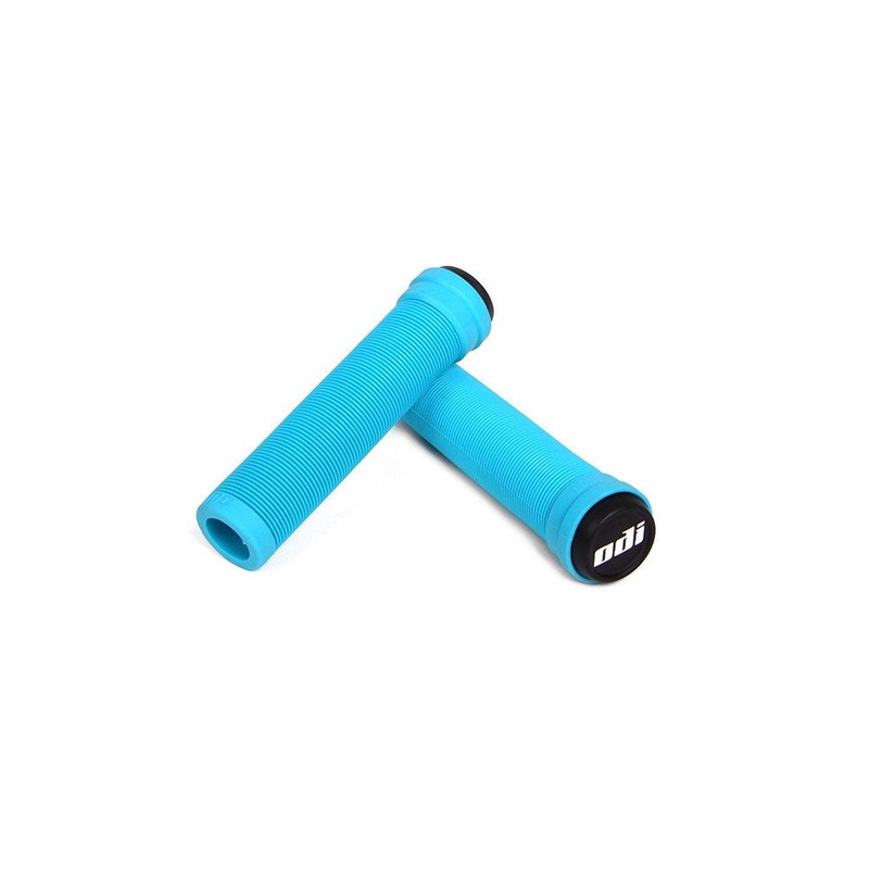 ODI Longneck Soft Flangeless Grips 135mm – Aqua