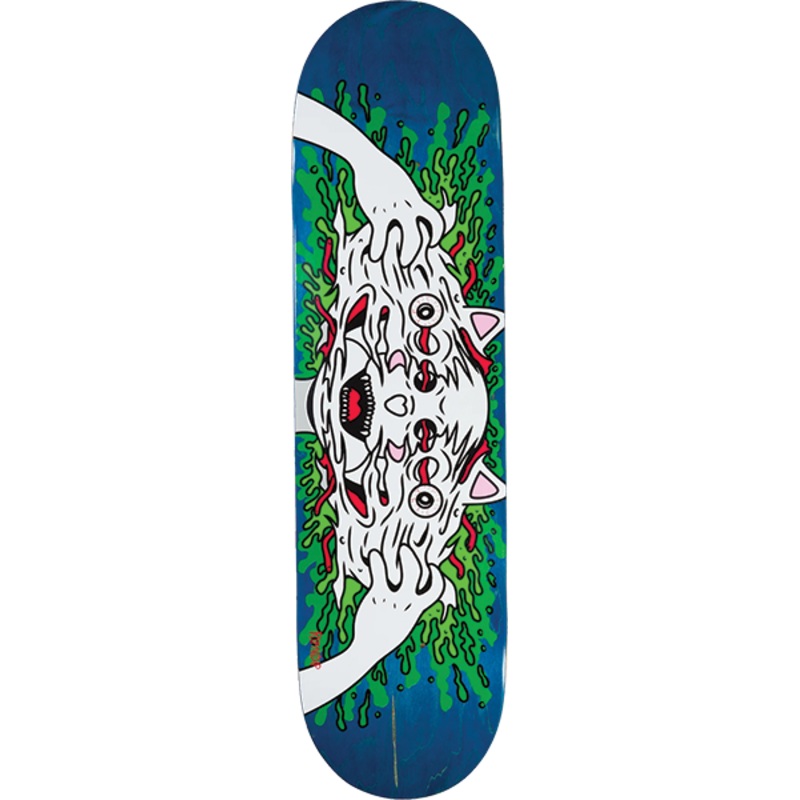 RIP N DIP SKULL FACE NERM DECK 8.5″ BLUE