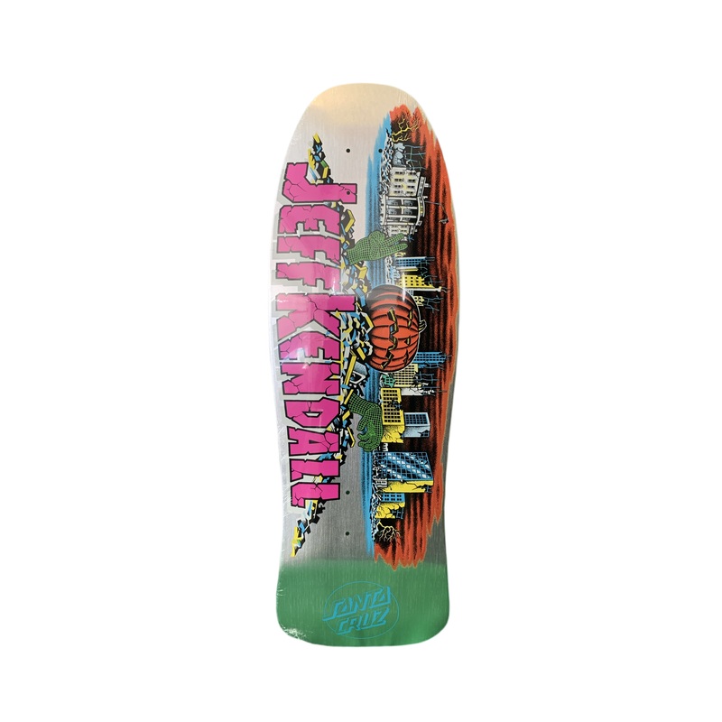 Santa Cruz Kendall Pumpkin Prismatic Streak 10″ Reissue Classic Skateboard Deck