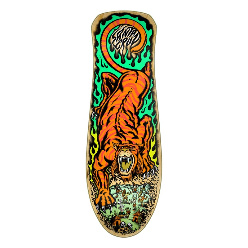 SANTA CRUZ REISSUE DECK SALBA TIGER (10″) 10″
