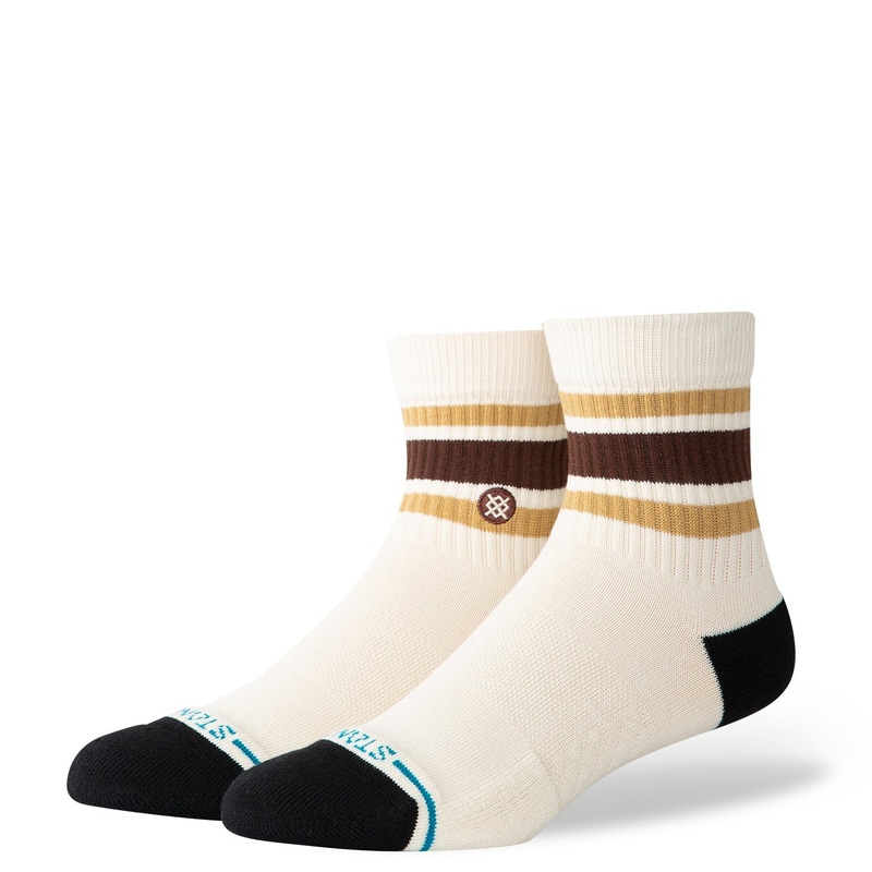 STANCE SOCKS BOYD QUARTER DARK BROWN SMALL