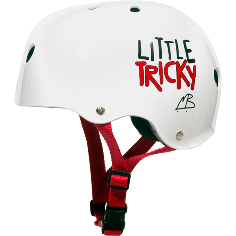 T8 LITTLE TRICKY HELMET GLOSS eps liner WHITE