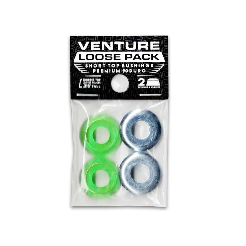 VENTURE LOOSE TRUCK CONVERSION TOP BUSHINGS (2 PACK) GREEN 90D