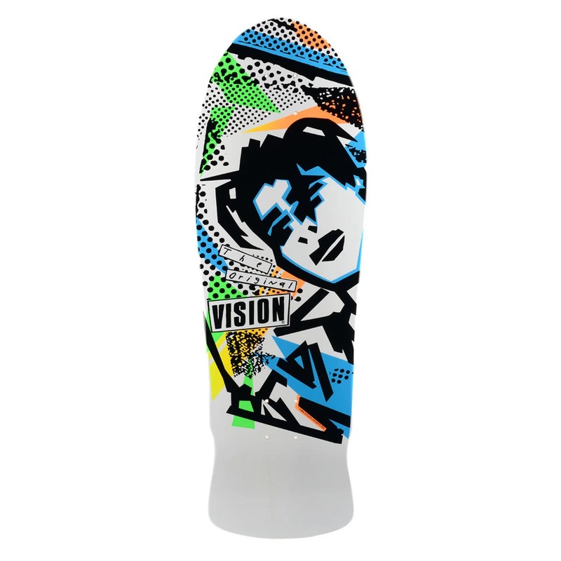 Vision Original MG Skateboard Deck – 10″ White