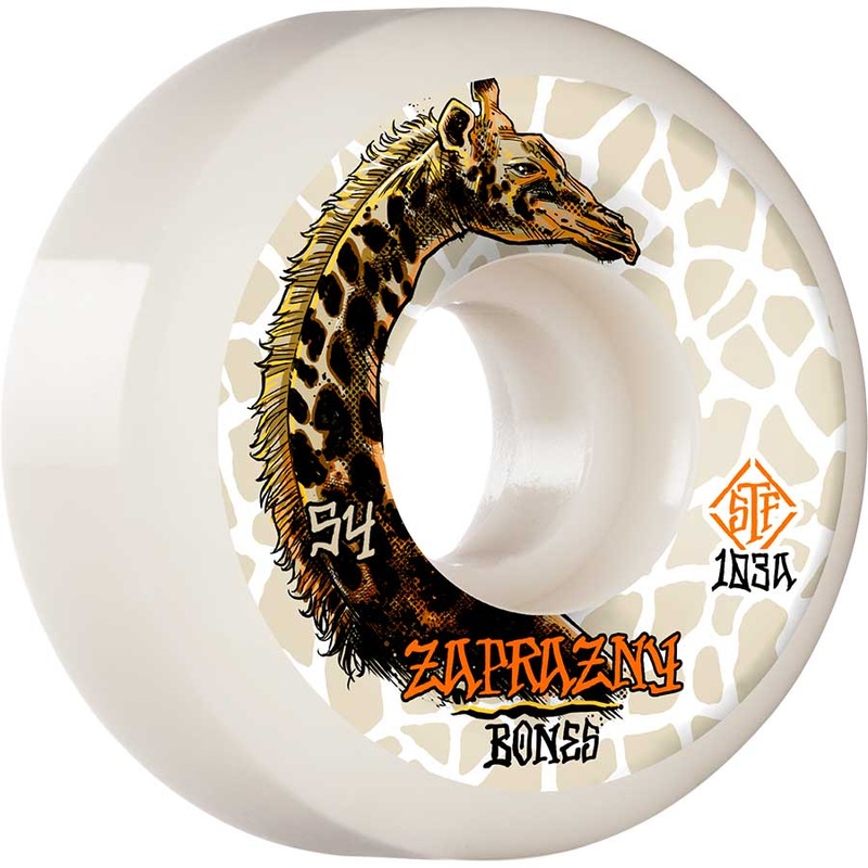 BONES STF WHEELS – ZAPRAZNY GIRAFFE II V5 SIDECUTS 103A (54MM) 54MM