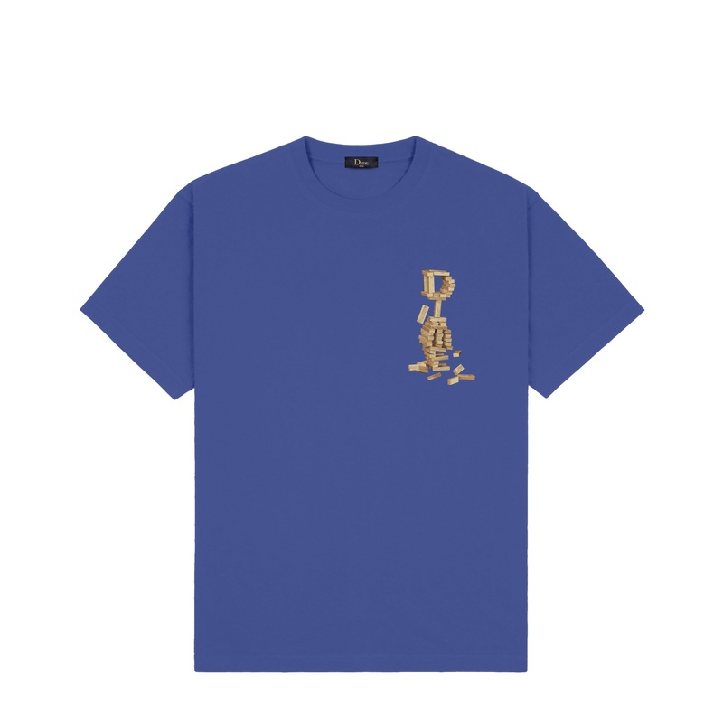 Dime Blocks T-Shirt – Indigo XX-Small
