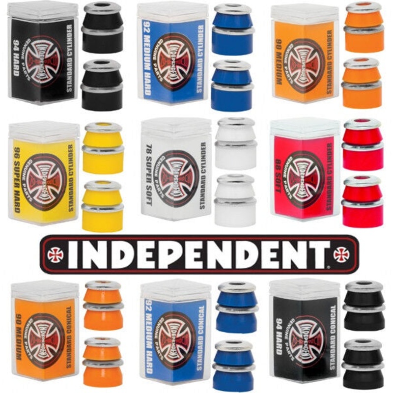 Independent Bushings White Super Soft Cylindrical