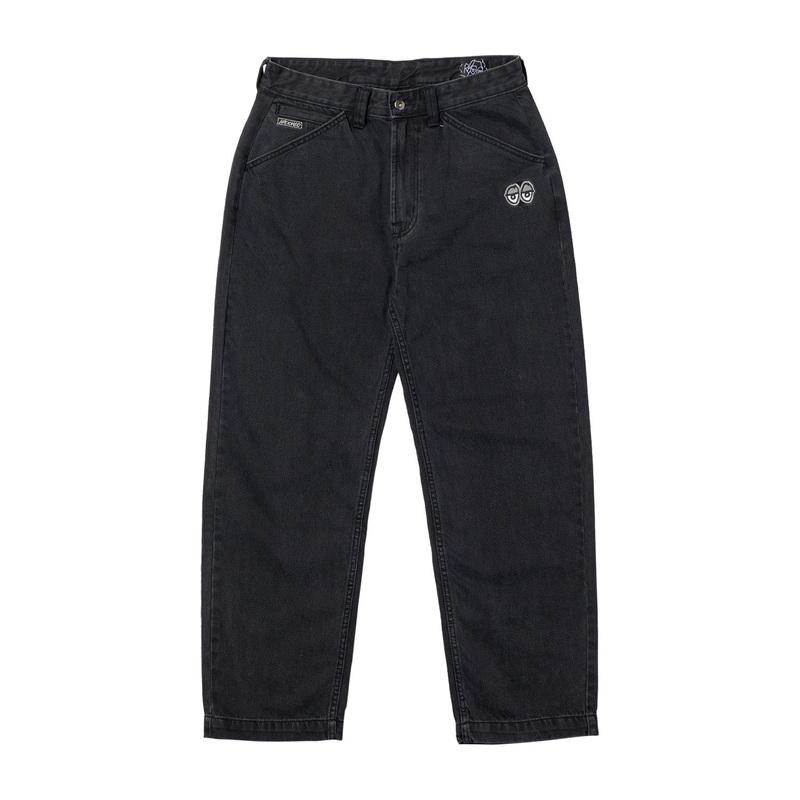 Krooked Eyes Denim Twill Pants XS Black